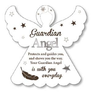 Guardian Angel Wood Plaque