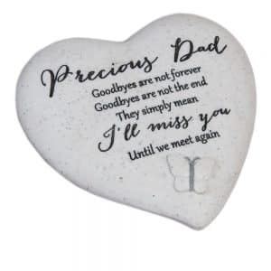 Dad – Heart Shaped Stone