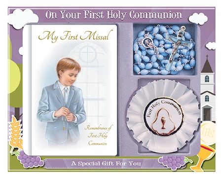 boy communion set